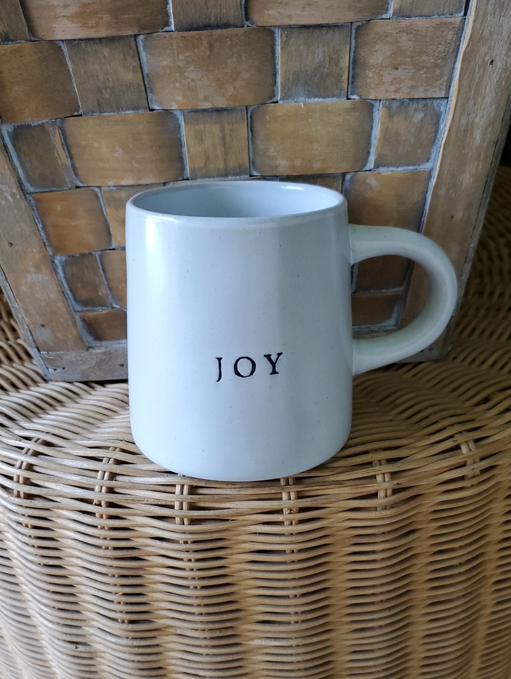 Hearth & Hand With Magnolia White 'JOY' Ceramic Coffee Mug